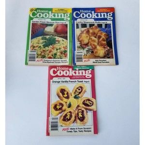 4/$25 Womens Circle Home Cooking Magazine Lot of 3 March Aug 1992 April 1991